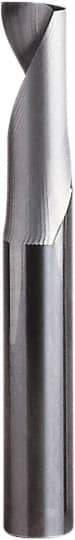 Seco - 3mm, 10mm LOC, 3mm Shank Diam, 40mm OAL, 1 Flute, Solid Carbide Square End Mill - Single End, Uncoated, Spiral Flute, 30° Helix, Centercutting, Right Hand Cut, Right Hand Flute, Series J28 - Eagle Tool & Supply