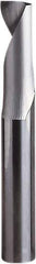 Seco - 3mm, 10mm LOC, 3mm Shank Diam, 40mm OAL, 1 Flute, Solid Carbide Square End Mill - Single End, Uncoated, Spiral Flute, 30° Helix, Centercutting, Right Hand Cut, Right Hand Flute, Series J28 - Eagle Tool & Supply