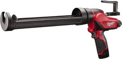 Milwaukee Tool - 1 Qt Half Barrel Battery Caulk/Adhesive Applicator - Use with Quart Pack Material - Eagle Tool & Supply