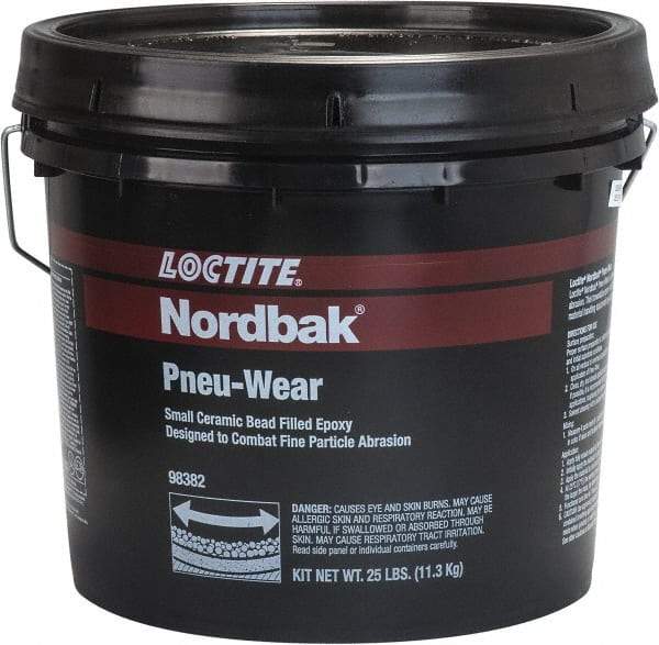 Loctite - 3 Lb Pail Two Part Epoxy - 30 min Working Time, 795 psi Shear Strength, Series Pneu-Wear - Eagle Tool & Supply