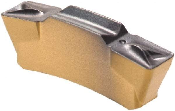 Iscar - 304TGMF Grade IC808, 3mm Cutting Width Carbide Grooving Insert - 1.8mm Max Depth of Cut, Neutral, 0.4mm Corner Radius, TiAlN Finish - Eagle Tool & Supply