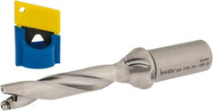 Iscar - 0.709" to 0.744" Diam, 5xD, 3.54" Max Depth, 1" Shank Diam, 6.87" OAL, Replaceable-Tip Drill - FCP, ICK, ICK-2M, ICM, ICN, ICP, iCP-2M Insert, 18 Seat Size, 43417062 Toolholder, Series SumoCham - Eagle Tool & Supply