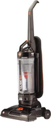 Hoover - Single Motor Bagless Lightweight Upright Vacuum Cleaner - 13-1/2" Cleaning Width, 12" Amps, Comfort Hand Grip, Black & Orange - Eagle Tool & Supply