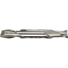 ‎3/4″ Dia. × 3/4″ Shank × 1-5/16″ DOC × 5-5/8″ OAL, HSS, Uncoated, 2 Flute, 30° Helix, Plain, External, Center Cutting, Solid End Mill Series/List #1896G - Exact Industrial Supply