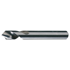 ‎5/8″ × 4-1/4″ OAL 90 Degree HSS Radial NC Spotting Drills Bright - Exact Industrial Supply