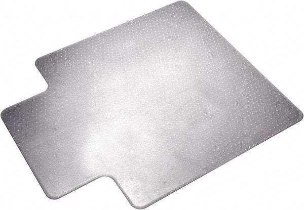 Ability One - 53" Long x 45" Wide, Chair Mat - Single Lip, Straight Edge Style - Eagle Tool & Supply