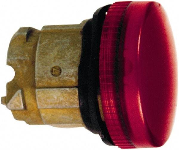 Schneider Electric - Red Lens Pilot Light - Round Lens, Shock Resistant, Vibration Resistant, Water Resistant - Eagle Tool & Supply