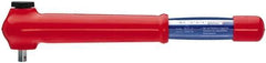 Knipex - 3/8" Drive, Insulated Torque Wrench - 11-27/64" OAL - Eagle Tool & Supply