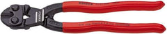 Knipex - 8" OAL, 13/64" Capacity, Bolt Cutter Pliers - Wire Cutter Pliers - Eagle Tool & Supply