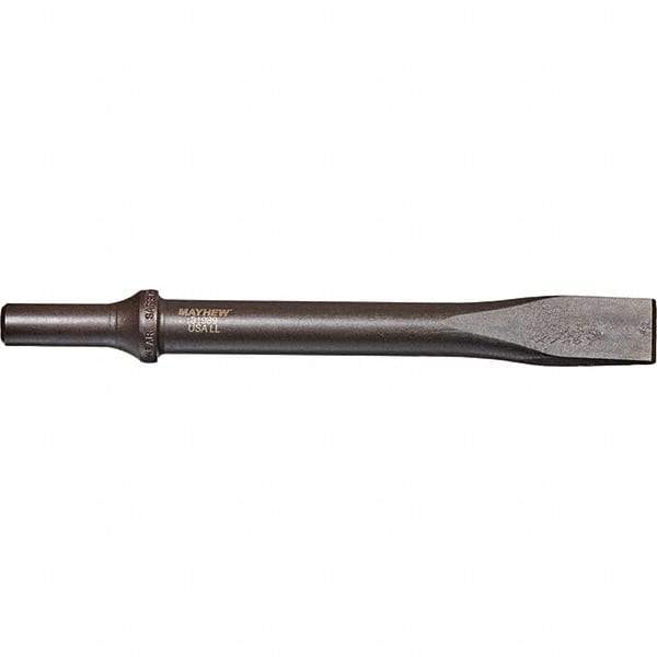 Mayhew - 3/4" Head Width, 7-1/2" OAL, Cold Chisel - Round Drive, Round Shank, Steel - Eagle Tool & Supply