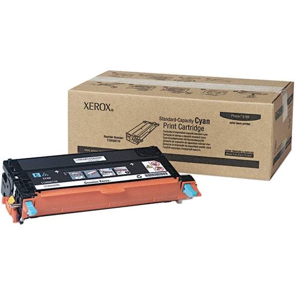 Xerox - Cyan Toner Cartridge - Use with Xerox Phaser 6180 - Eagle Tool & Supply