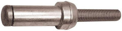 Marson - Button Head Steel Structural Blind Rivet - Steel Mandrel, 0.22" to 0.281" Grip, 0.38" Head Diam, 0.277" to 0.292" Hole Diam, 1/4" Body Diam - Eagle Tool & Supply