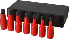 Wiha - 7 Piece 3/8" Drive Inch Hex Bit Socket Set - 3/16 to 1/2" Hex - Eagle Tool & Supply