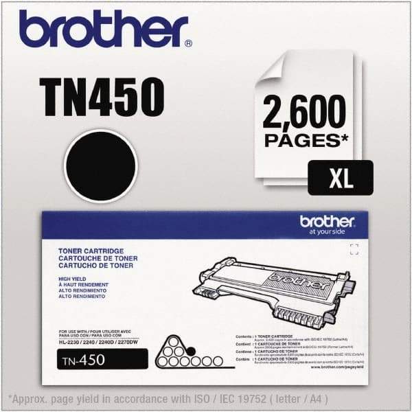 Brother - Black Toner Cartridge - Use with Brother DCP-7055, 7055W, 7060D, 7065DN, HL-2220, 2230, 2240, 2240D, 2270DW, 2275DW, 2280DW, intelliFAX-2840, 2940, MFC-7240, 7360N, 7365DN, 7460DN, 7860DW - Eagle Tool & Supply