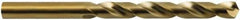 Hertel - 12.5mm 135° Cobalt Jobber Drill - Oxide/Gold Finish, Spiral Flute, 151mm OAL, Split Point - Eagle Tool & Supply