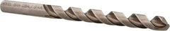 Hertel - 19/64" 135° Cobalt Jobber Drill - Bright Finish, Spiral Flute, 4-3/8" OAL, Split Point - Eagle Tool & Supply