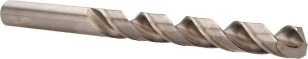 Hertel - 12mm 135° Cobalt Jobber Drill - Bright Finish, Spiral Flute, 5.9449" OAL, Split Point - Eagle Tool & Supply