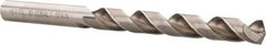 Hertel - 10mm 135° Cobalt Jobber Drill - Bright Finish, Spiral Flute, 5.2362" OAL, Split Point - Eagle Tool & Supply