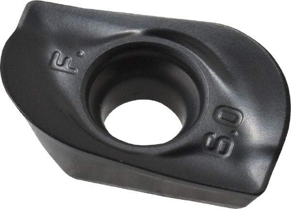 Walter - ADMT160660 F56 Grade WKP35S Carbide Milling Insert - TiCN/Al2O3 Finish, 0.2421" Thick, 6mm Corner Radius - Eagle Tool & Supply