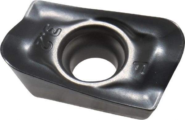 Walter - ADMT160632 F56 Grade WKP35S Carbide Milling Insert - TiCN/Al2O3 Finish, 0.2421" Thick, 3.2mm Corner Radius - Eagle Tool & Supply