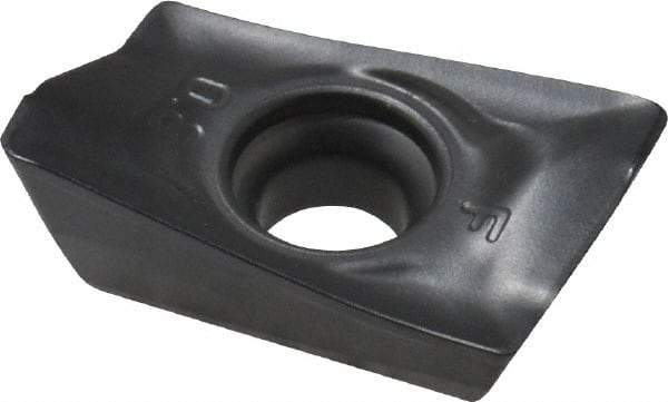 Walter - ADKT1606 F56 Grade WKP35S Carbide Milling Insert - TiCN/Al2O3 Finish, 0.2421" Thick, 0.81mm Corner Radius - Eagle Tool & Supply