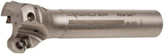 Walter - 3/4" Cut Diam, 8mm Max Depth of Cut, 3/4" Shank Diam, 8" OAL, Indexable Square Shoulder End Mill - AD.T 0803.. Inserts, Cylindrical Shank, 90° Lead Angle - Eagle Tool & Supply