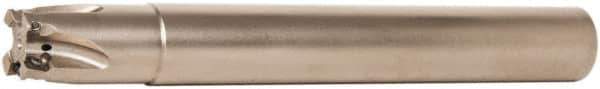 Walter - 1" Cut Diam, 8mm Max Depth of Cut, 1" Shank Diam, 8" OAL, Indexable Square Shoulder End Mill - AD.T 0803.. Inserts, Cylindrical Shank, 90° Lead Angle - Eagle Tool & Supply