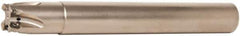 Walter - 1" Cut Diam, 8mm Max Depth of Cut, 1" Shank Diam, 8" OAL, Indexable Square Shoulder End Mill - AD.T 0803.. Inserts, Cylindrical Shank, 90° Lead Angle - Eagle Tool & Supply