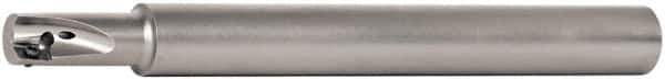 Walter - 13mm Cut Diam, 8mm Max Depth of Cut, 5/8" Shank Diam, 6-1/4" OAL, Indexable Square Shoulder End Mill - AD.T 0803.. Inserts, Cylindrical Shank, 90° Lead Angle - Eagle Tool & Supply