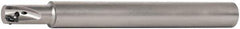 Walter - 13mm Cut Diam, 8mm Max Depth of Cut, 5/8" Shank Diam, 6-1/4" OAL, Indexable Square Shoulder End Mill - AD.T 0803.. Inserts, Cylindrical Shank, 90° Lead Angle - Eagle Tool & Supply