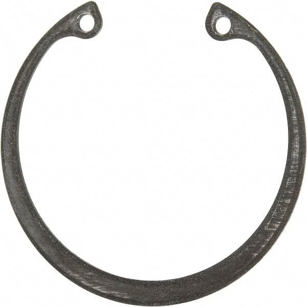 Rotor Clip - 0.05" Thick, Phosphate Finish, Steel Snap Internal Retaining Ring - 0.056" Groove Width, 0.047" Groove Depth, 1.594" Groove Diam, Grade 1060-1090 - Eagle Tool & Supply
