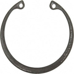 Rotor Clip - 0.05" Thick, Phosphate Finish, Steel Snap Internal Retaining Ring - 0.056" Groove Width, 0.047" Groove Depth, 1.594" Groove Diam, Grade 1060-1090 - Eagle Tool & Supply