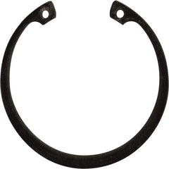 Rotor Clip - 0.078" Thick, Phosphate Finish, Steel Snap Internal Retaining Ring - 0.086" Groove Width, 0.074" Groove Depth, 2.648" Groove Diam, Grade 1060-1090 - Eagle Tool & Supply
