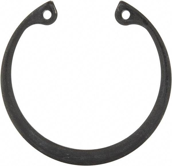 Rotor Clip - 0.062" Thick, Phosphate Finish, Steel Snap Internal Retaining Ring - 0.068" Groove Width, 0.05" Groove Depth, 1.725" Groove Diam, Grade 1060-1090 - Eagle Tool & Supply