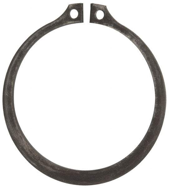 Rotor Clip - 2.239" Groove Diam, 2-3/8" Shaft Diam, Phosphate Steel, Snap External Retaining Rings - 0.086" Groove Width, 0.068" Groove Depth, 0.078" Ring Thickness, Grade 1060-1090 - Eagle Tool & Supply