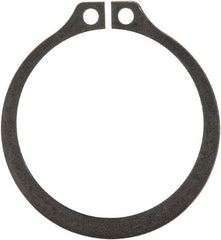 Rotor Clip - 1.65" Groove Diam, 1-3/4" Shaft Diam, Phosphate Steel, Snap External Retaining Rings - 0.068" Groove Width, 0.05" Groove Depth, 0.062" Ring Thickness, Grade 1060-1090 - Eagle Tool & Supply