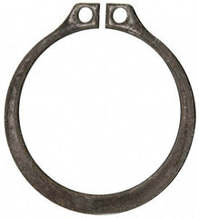 Rotor Clip - 1.529" Groove Diam, 1-5/8" Shaft Diam, Phosphate Steel, Snap External Retaining Rings - 0.068" Groove Width, 0.048" Groove Depth, 0.062" Ring Thickness, Grade 1060-1090 - Eagle Tool & Supply