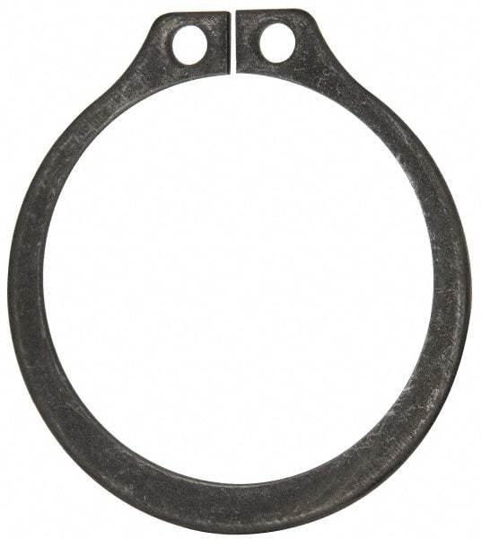 Rotor Clip - 1-13/32" Groove Diam, 1-1/2" Shaft Diam, Phosphate Steel, Snap External Retaining Rings - 0.056" Groove Width, 0.047" Groove Depth, 0.05" Ring Thickness, Grade 1060-1090 - Eagle Tool & Supply