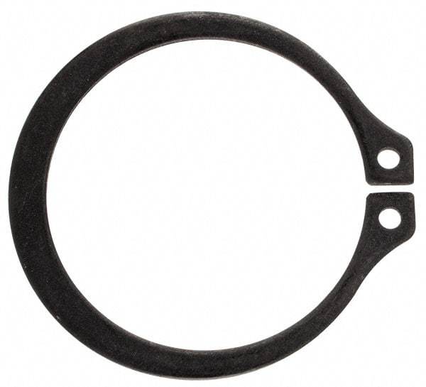 Rotor Clip - 1.232" Groove Diam, 1-5/16" Shaft Diam, Phosphate Steel, Snap External Retaining Rings - 0.056" Groove Width, 0.04" Groove Depth, 0.05" Ring Thickness, Grade 1060-1090 - Eagle Tool & Supply