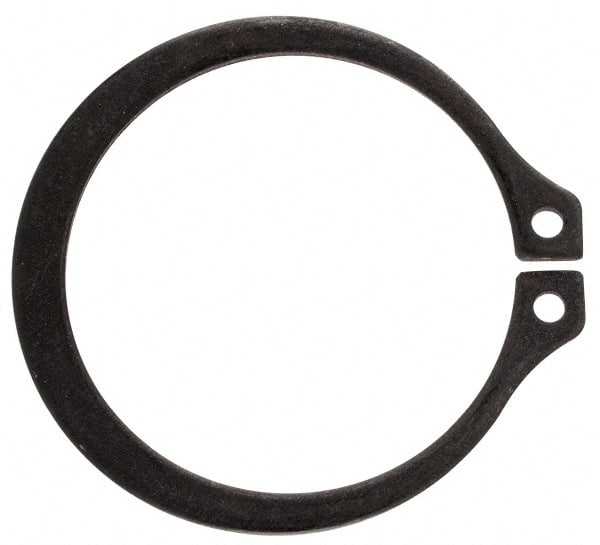 Rotor Clip - 63/64" Shaft Diam, 0.926" Groove Diam, Spring Steel External SH Style Retaining Ring - Eagle Tool & Supply