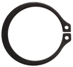 Rotor Clip - 63/64" Shaft Diam, 0.926" Groove Diam, Spring Steel External SH Style Retaining Ring - Eagle Tool & Supply