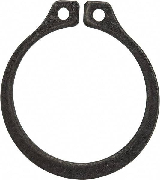 Rotor Clip - 1" Groove Diam, 1-1/16" Shaft Diam, Phosphate Steel, Snap External Retaining Rings - 0.056" Groove Width, 0.032" Groove Depth, 0.05" Ring Thickness, Grade 1060-1090 - Eagle Tool & Supply