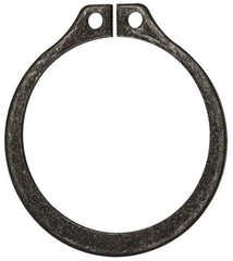 Rotor Clip - 1.118" Groove Diam, 1-3/16" Shaft Diam, Phosphate Steel, Snap External Retaining Rings - 0.056" Groove Width, 0.035" Groove Depth, 0.05" Ring Thickness, Grade 1060-1090 - Eagle Tool & Supply