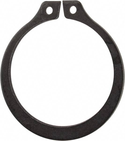 Rotor Clip - 0.821" Groove Diam, 7/8" Shaft Diam, Phosphate Steel, Snap External Retaining Rings - 0.046" Groove Width, 0.027" Groove Depth, 0.042" Ring Thickness, Grade 1060-1090 - Eagle Tool & Supply