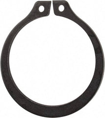 Rotor Clip - 0.821" Groove Diam, 7/8" Shaft Diam, Phosphate Steel, Snap External Retaining Rings - 0.046" Groove Width, 0.027" Groove Depth, 0.042" Ring Thickness, Grade 1060-1090 - Eagle Tool & Supply