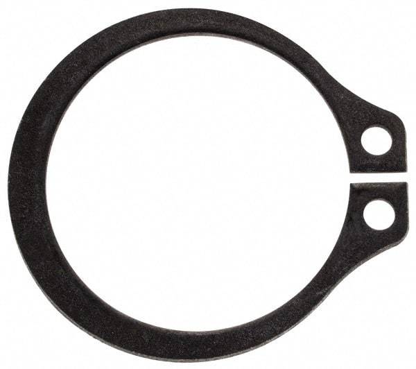 Rotor Clip - 0.882" Groove Diam, 15/16" Shaft Diam, Phosphate Steel, Snap External Retaining Rings - 0.046" Groove Width, 0.028" Groove Depth, 0.042" Ring Thickness, Grade 1060-1090 - Eagle Tool & Supply