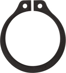 Rotor Clip - 0.704" Groove Diam, 3/4" Shaft Diam, Phosphate Steel, Snap External Retaining Rings - 0.046" Groove Width, 0.023" Groove Depth, 0.042" Ring Thickness, Grade 1060-1090 - Eagle Tool & Supply
