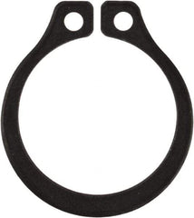 Rotor Clip - 0.412" Groove Diam, 7/16" Shaft Diam, Phosphate Steel, Snap External Retaining Rings - 0.029" Groove Width, 0.013" Groove Depth, 0.025" Ring Thickness, Grade 1060-1090 - Eagle Tool & Supply