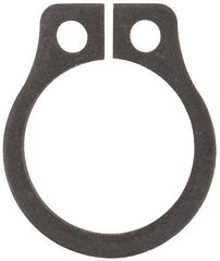 Rotor Clip - 0.261" Groove Diam, 9/32" Shaft Diam, Phosphate Steel, Snap External Retaining Rings - 0.029" Groove Width, 0.01" Groove Depth, 0.025" Ring Thickness, Grade 1060-1090 - Eagle Tool & Supply