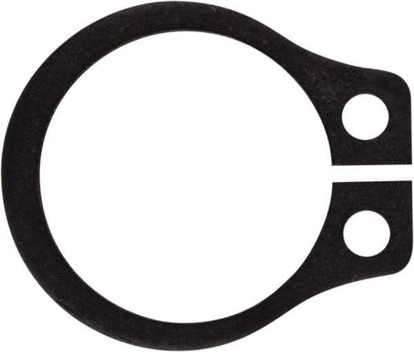 Rotor Clip - 0.321" Groove Diam, 11/32" Shaft Diam, Phosphate Steel, Snap External Retaining Rings - 0.029" Groove Width, 0.011" Groove Depth, 0.025" Ring Thickness, Grade 1060-1090 - Eagle Tool & Supply